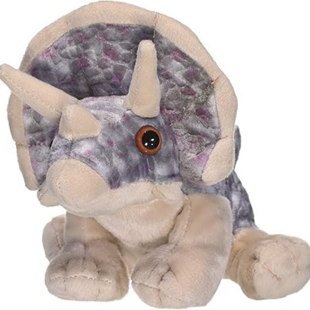 Wild Republic Triceratops Plush, Stuffed Animal, Plush Toy 12 inch - Picture 2 of 8